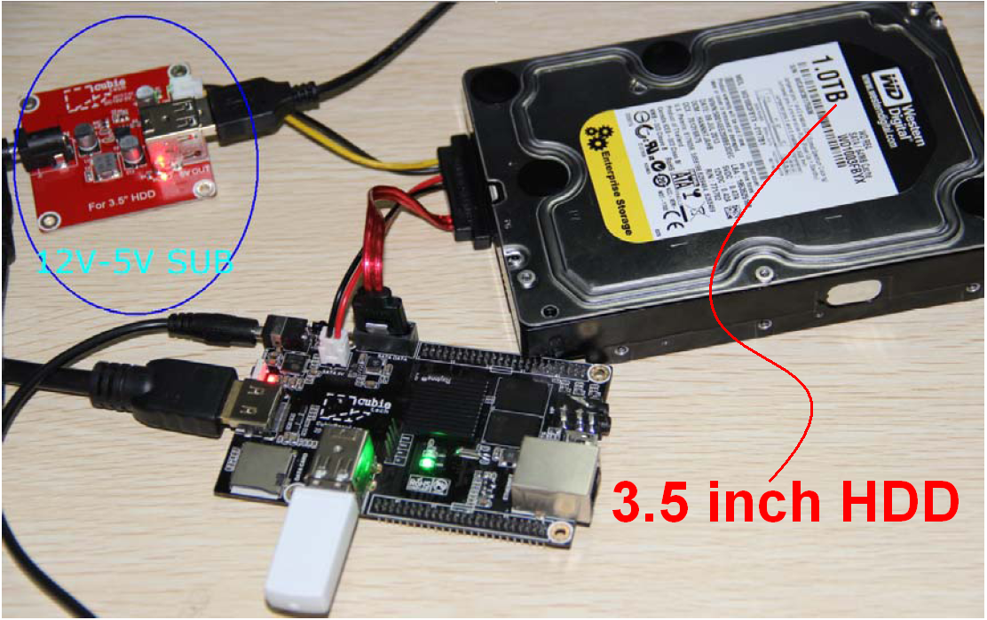to support 3.5 inch HDD